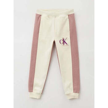 Abbigliamento Unisex bambino Pantaloni da tuta Calvin Klein Jeans  Bianco