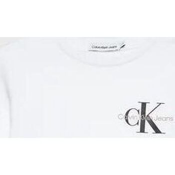 Abbigliamento Unisex bambino T-shirt & Polo Calvin Klein Jeans IB0IB01457-YAF BRIGHY WHITE Bianco