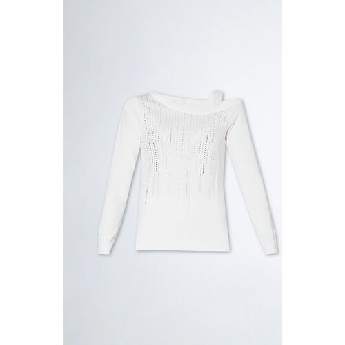 Abbigliamento Donna Maglioni Liu Jo 8F3007 MS49I-X0256 Bianco