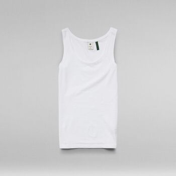 Abbigliamento Donna Top / T-shirt senza maniche G-Star Raw D07210-3310 - BASE TANL-110 Bianco