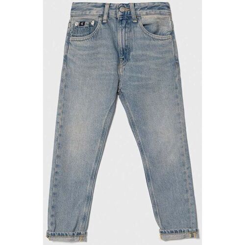 Abbigliamento Bambino Jeans Calvin Klein Jeans IB0IB01778-DAD LIGHT WASH BLUE Blu