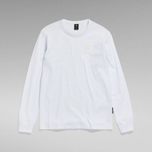 Abbigliamento Uomo T-shirt & Polo G-Star Raw F23455-C336 PREMIUM BASE-110 WHITE Bianco