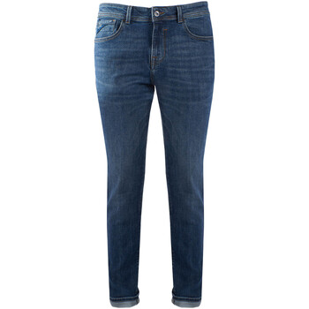 Abbigliamento Uomo Jeans Yes Zee P601 F205 Blu