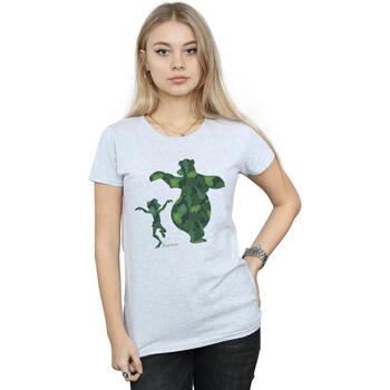 Abbigliamento Donna T-shirts a maniche lunghe Jungle Book BI1005 Grigio