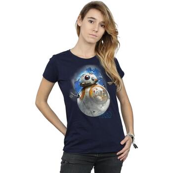 Abbigliamento Donna T-shirts a maniche lunghe Star Wars: The Last Jedi BI1061 Blu