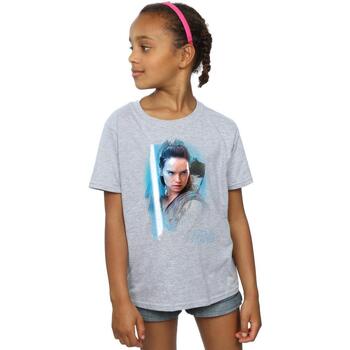 Abbigliamento Bambina T-shirts a maniche lunghe Star Wars: The Last Jedi BI1238 Grigio
