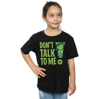 Abbigliamento Bambina T-shirts a maniche lunghe Inside Out Don't Talk To Me Nero