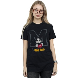 Abbigliamento Donna T-shirts a maniche lunghe Disney M Nero