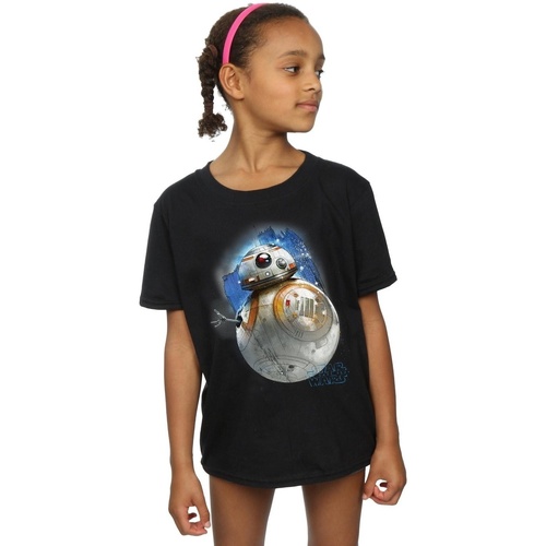 Abbigliamento Bambina T-shirts a maniche lunghe Star Wars: The Last Jedi BI1353 Nero