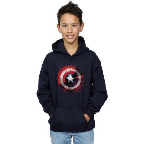 Abbigliamento Bambino Felpe Marvel Avengers Captain America Art Shield Blu