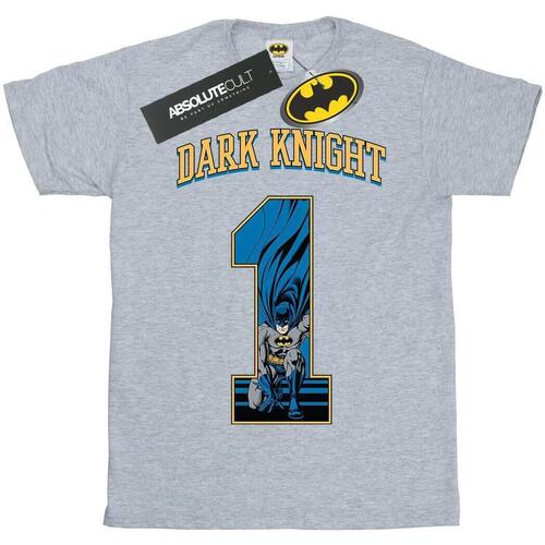 Abbigliamento Uomo T-shirts a maniche lunghe Dc Comics Batman Football Dark Knight Grigio