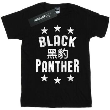 Abbigliamento Donna T-shirts a maniche lunghe Marvel Black Panther Legends Nero