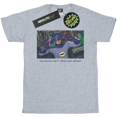 Abbigliamento Donna T-shirts a maniche lunghe Dc Comics Batman TV Series Mean Cape Grigio