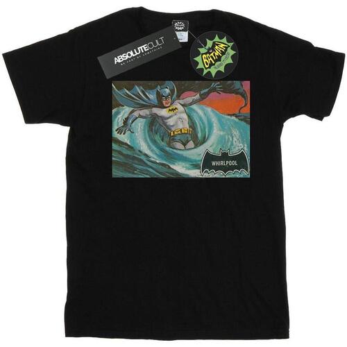 Abbigliamento Donna T-shirts a maniche lunghe Dc Comics Batman TV Series Whirlpool Nero