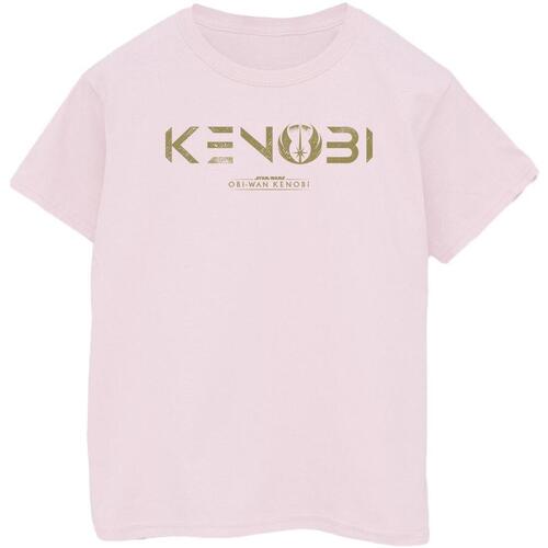 Abbigliamento Donna T-shirts a maniche lunghe Disney Obi-Wan Kenobi Logo Rosso