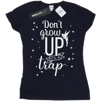 Abbigliamento Donna T-shirts a maniche lunghe Tinkerbell Don't Grow Up Blu