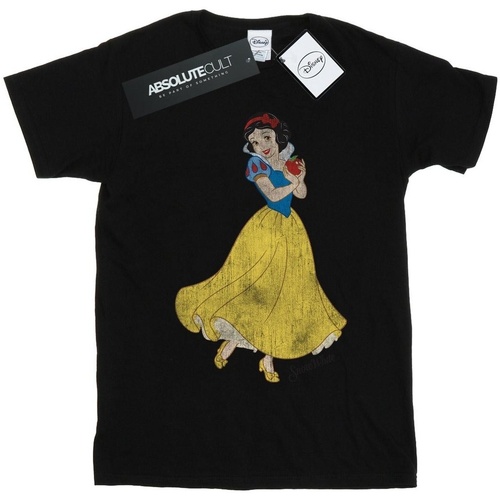 Abbigliamento Donna T-shirts a maniche lunghe Snow White And The Seven Dwarfs BI620 Nero