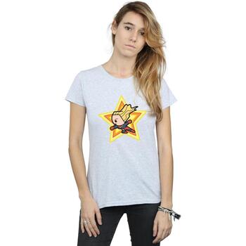 Abbigliamento Donna T-shirts a maniche lunghe Captain Marvel BI642 Grigio