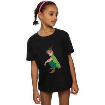 Abbigliamento Bambina T-shirts a maniche lunghe Peter Pan Classic Nero