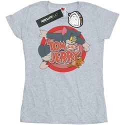 Abbigliamento Donna T-shirts a maniche lunghe Dessins Animés Catch Grigio