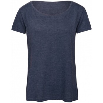 Abbigliamento Donna T-shirts a maniche lunghe B&c B121F Blu