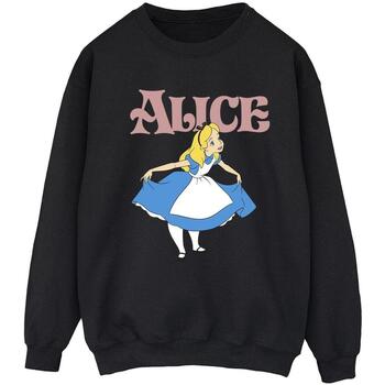Abbigliamento Donna Felpe Disney Alice In Wonderland Take A Bow Nero