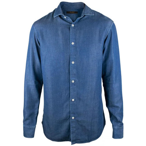 Abbigliamento Uomo Camicie maniche lunghe Moorer  Blu