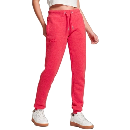 Abbigliamento Donna Pantaloni da tuta Superdry Essential Logo Rosa