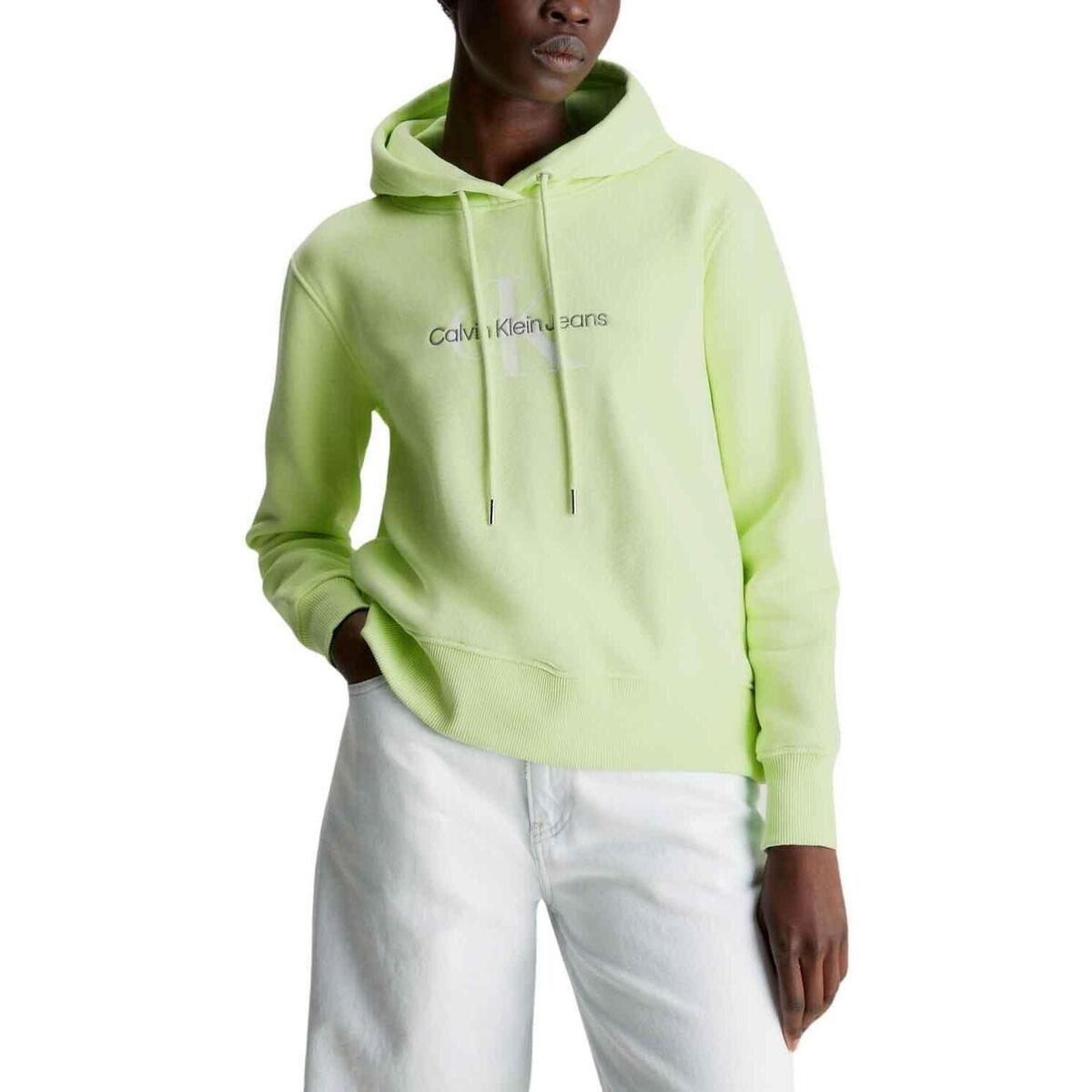 Abbigliamento Donna Felpe Calvin Klein Jeans  Verde