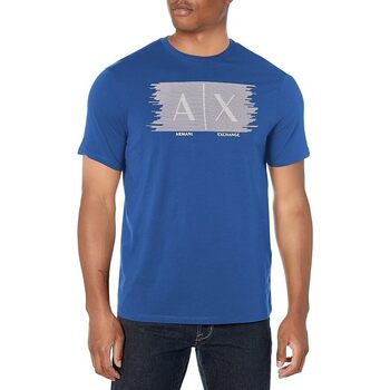 Abbigliamento Uomo T-shirt maniche corte Armani Exchange T-shirt regular fit 6RZTHBZJH4Z Marine