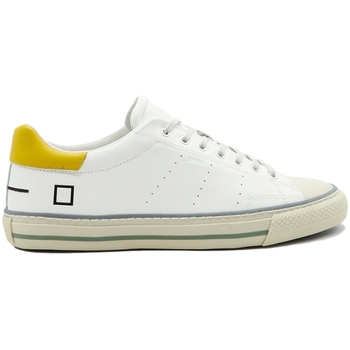 Scarpe Uomo Sneakers Date M361 LN CA WYBIANCO-GIALLO Bianco