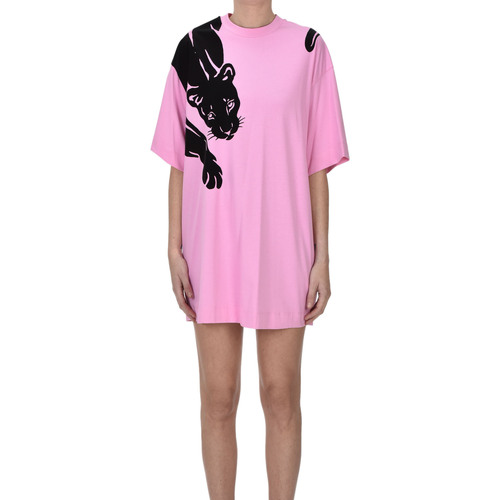 Abbigliamento Donna Vestiti Krizia Abito maxi T-shirt con stampa VS000003025AE Rosa