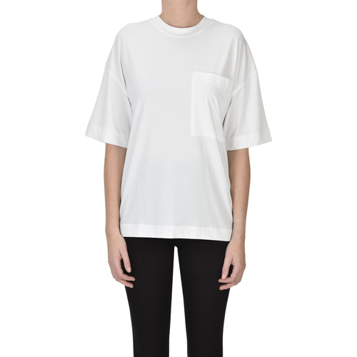 Abbigliamento Donna T-shirt & Polo Alpha Studio T-shirt oversize in cotone TPS00003007AE Bianco