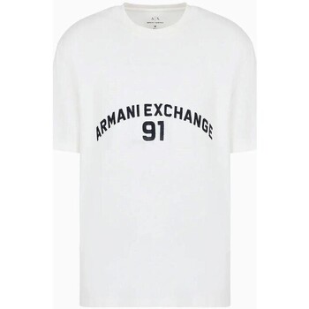 Abbigliamento Uomo T-shirt maniche corte EAX 3DZTLP ZJLFZ Bianco