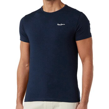Abbigliamento Uomo T-shirt & Polo Pepe jeans PMU20009 Blu