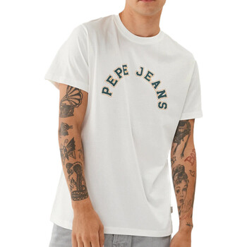 Abbigliamento Uomo T-shirt & Polo Pepe jeans PM509124 Bianco