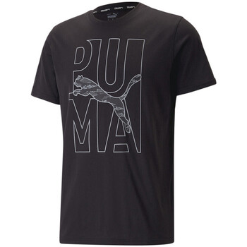 Abbigliamento Uomo T-shirt & Polo Puma 523239-01 Nero