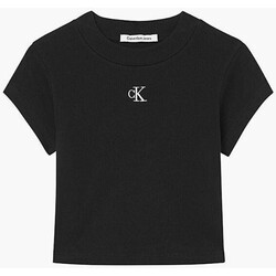 Abbigliamento Donna T-shirt maniche corte Calvin Klein Jeans J20J218337BEH Nero