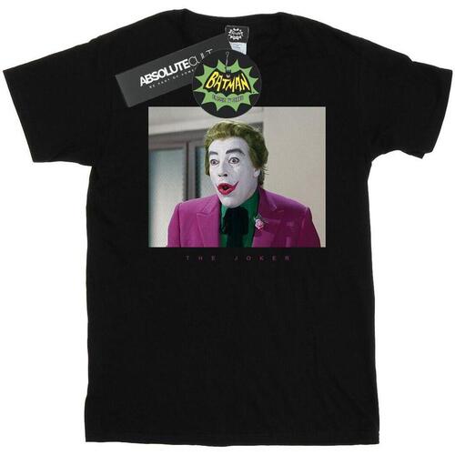 Abbigliamento Uomo T-shirts a maniche lunghe Dc Comics Batman TV Series Joker Photograph Nero