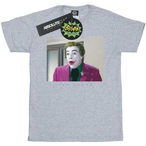 Abbigliamento Uomo T-shirts a maniche lunghe Dc Comics Batman TV Series Joker Photograph Grigio