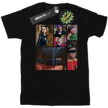 Abbigliamento Uomo T-shirts a maniche lunghe Dc Comics Batman TV Series Class Photo Nero