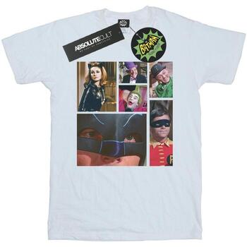 Abbigliamento Uomo T-shirts a maniche lunghe Dc Comics Batman TV Series Class Photo Bianco