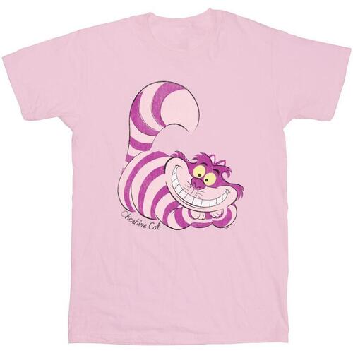 Abbigliamento Bambina T-shirts a maniche lunghe Disney Alice In Wonderland Cheshire Cat Rosso
