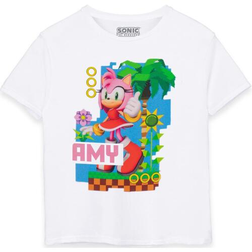 Abbigliamento Unisex bambino T-shirt maniche corte Sonic The Hedgehog NS7429 Bianco