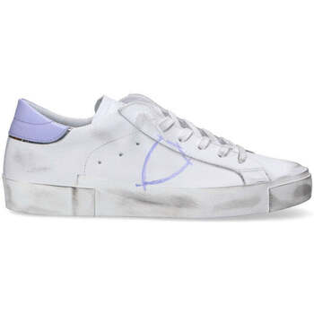 Scarpe Donna Sneakers basse Philippe Model sneakers PRSX bianco lilla Bianco