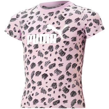 Abbigliamento Bambina T-shirt maniche corte Puma 674235-62 Rosa