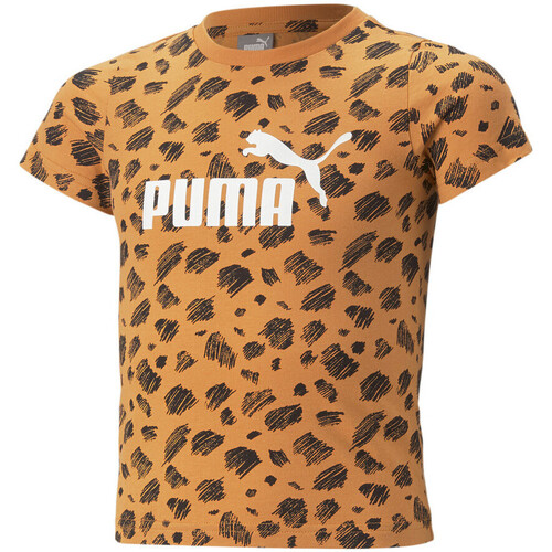 Abbigliamento Bambina T-shirt & Polo Puma 674235-01 Arancio