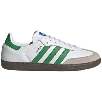 Scarpe Uomo Sneakers adidas Originals Samba OG - White Green - ig1024 Bianco