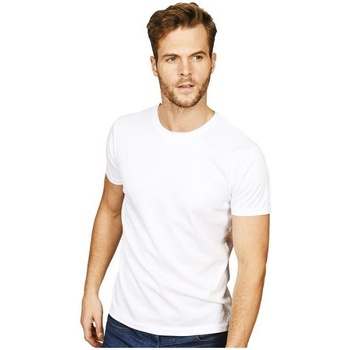Abbigliamento Uomo T-shirts a maniche lunghe Casual Classics AB456 Bianco