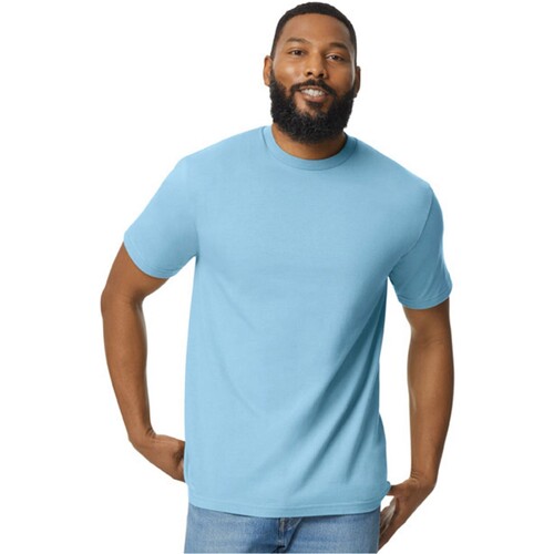 Abbigliamento T-shirts a maniche lunghe Gildan Softstyle Blu